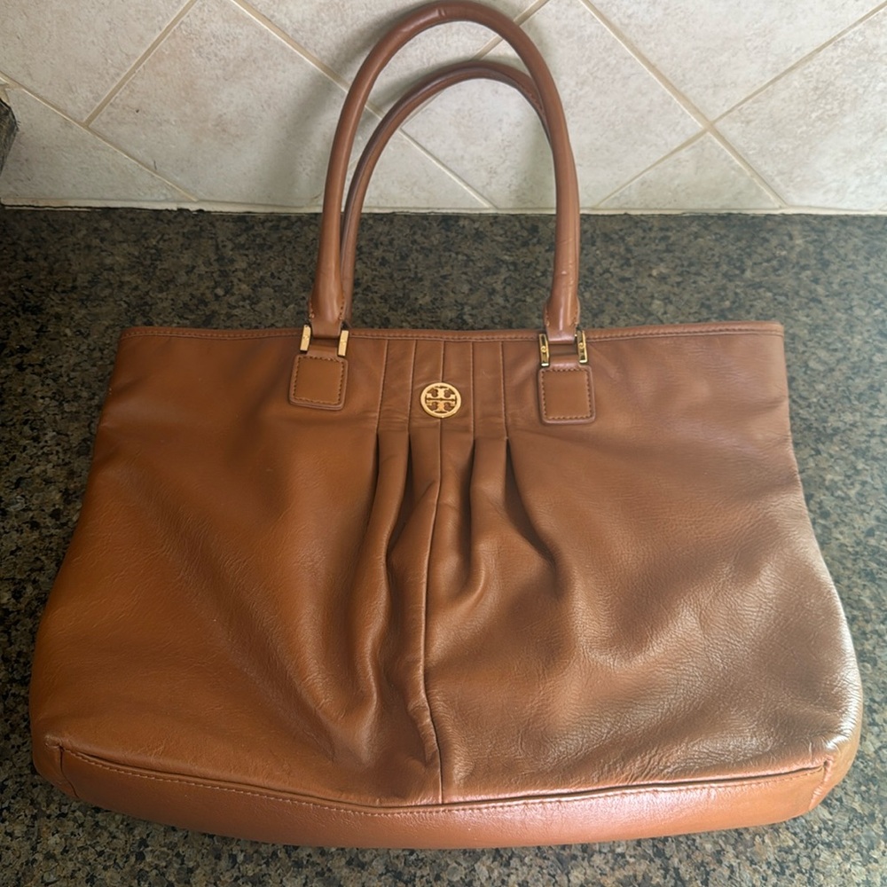 TORY BURCH Verona Leather Tote Bag